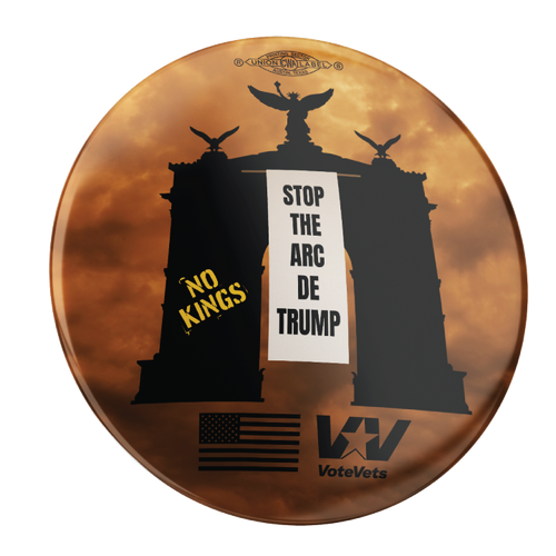 Stop The Arc De Trump Buttons (2 pack)