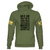 Yearning To Breathe Free (Olive Pullover Hoodie)