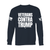Veterans Contra Trump (Navy Crewneck Sweatshirt)