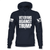 Veterans Against Trump (Navy Pullover Hoodie)