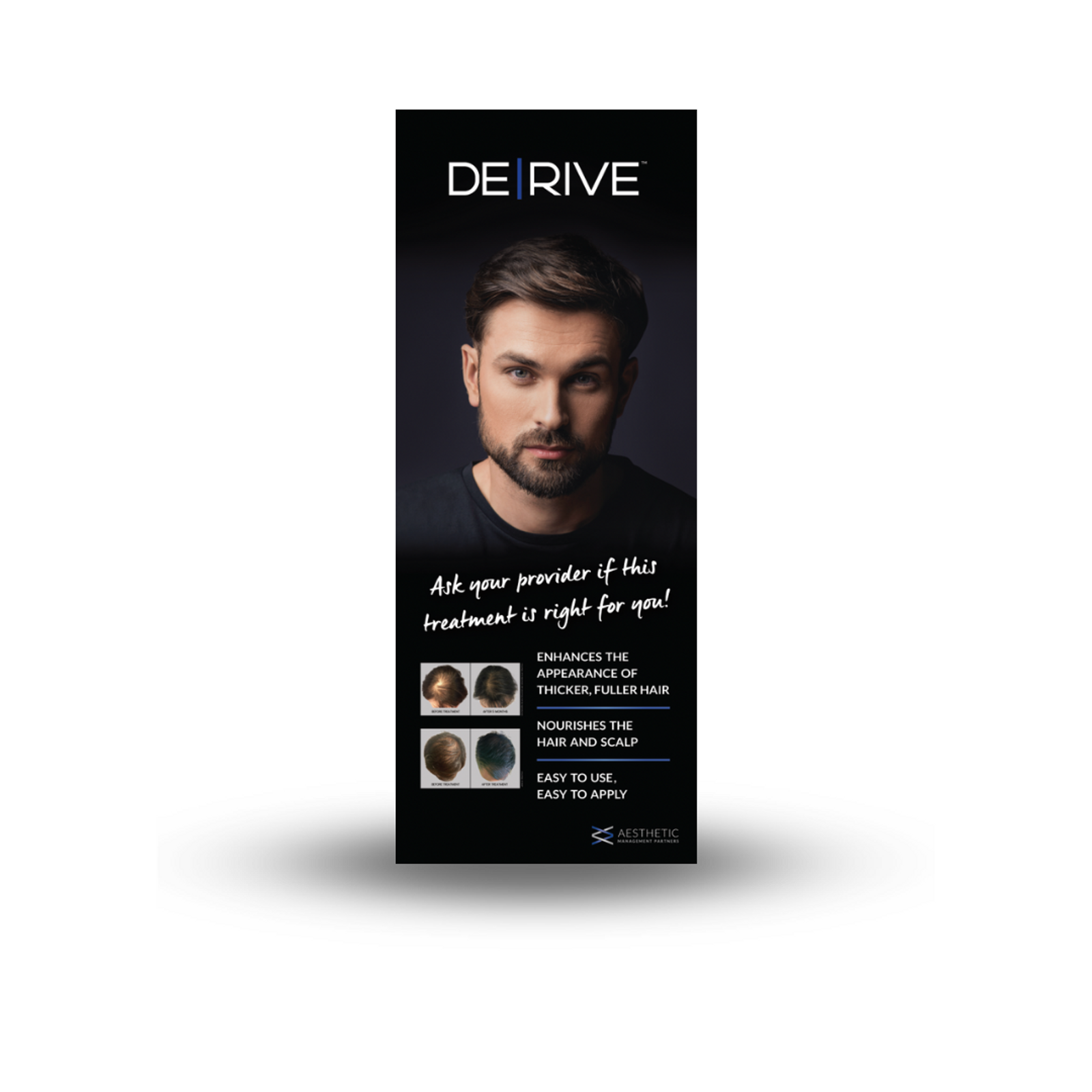 DE|RIVE | Male Banner Stand