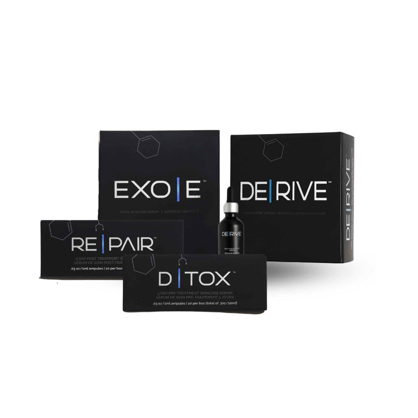 EXO|E Skin Revitalizing Complex & DE|RIVE Hair Support Serum Combo Starter Kit
