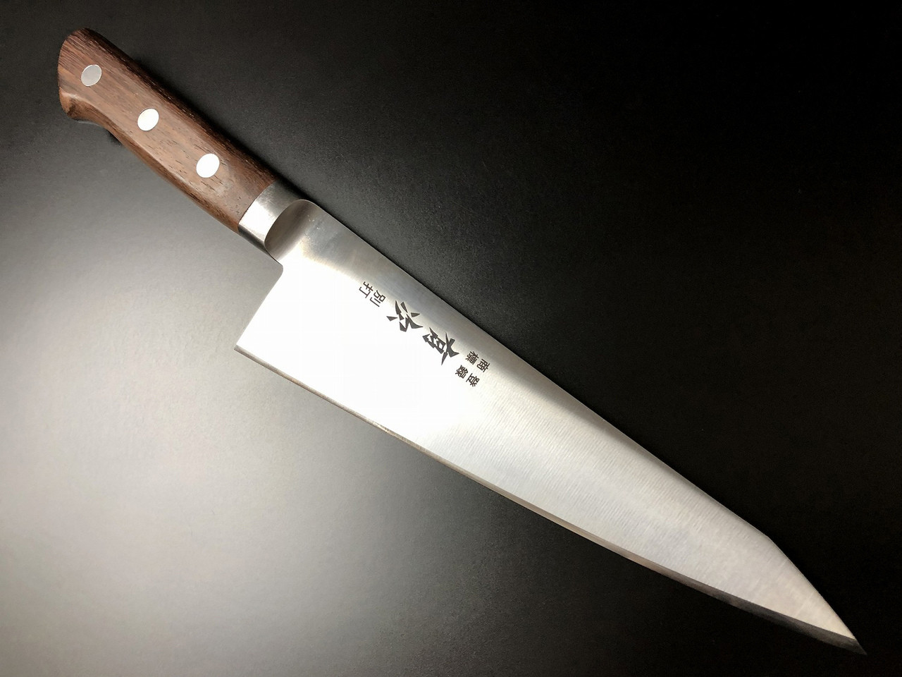 ARITSUGU Alloy Steel Garasuki Kitchen Japanese Chef Knife 180 mm 7.08  AT085 Engraved Name - Japanese Knives