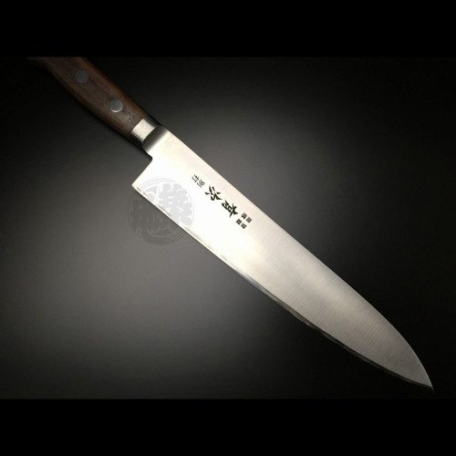 Authentic Tsukiji Aritsugu Gyuto Chef Knife in Alloy Steel for professional and home use.