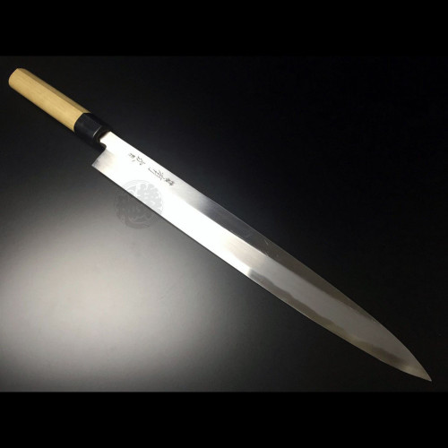 Authentic Tsukiji Aritsugu Yanagiba 270mm Blue Steel Japanese Chef Knife with Free Name Engraving