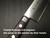 Japanese Chef Knife Aritsugu Santoku 165 mm 6.49" Alloy Steel Personalized Name