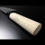 Authentic Tsukiji Aritsugu black Deba knife with a rustic black-forged finish for heavy-duty butchery.