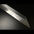 Authentic Tsukiji Aritsugu Sakimaru-style Kiritsuke knife, handcrafted from White Steel #2 with water buffalo horn bolster