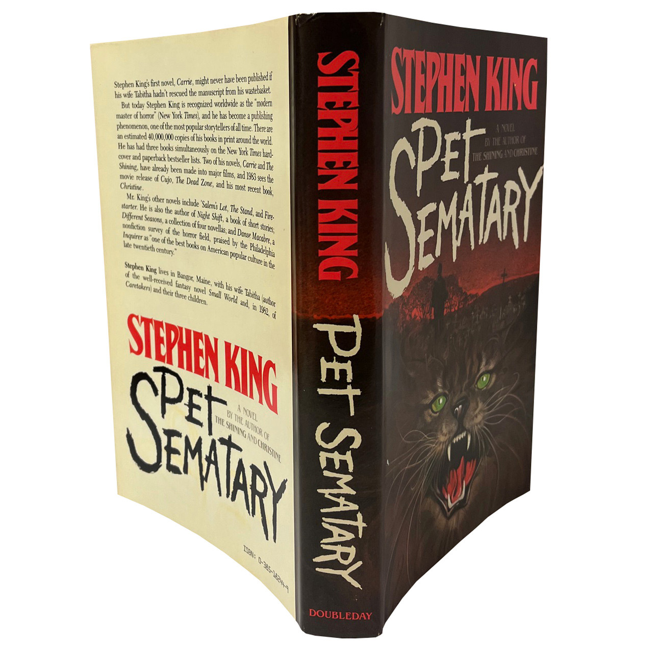 Doubleday 1983 - Stephen King "Pet Sematary" Slipcased First Edition/First Printing [F/NF+]