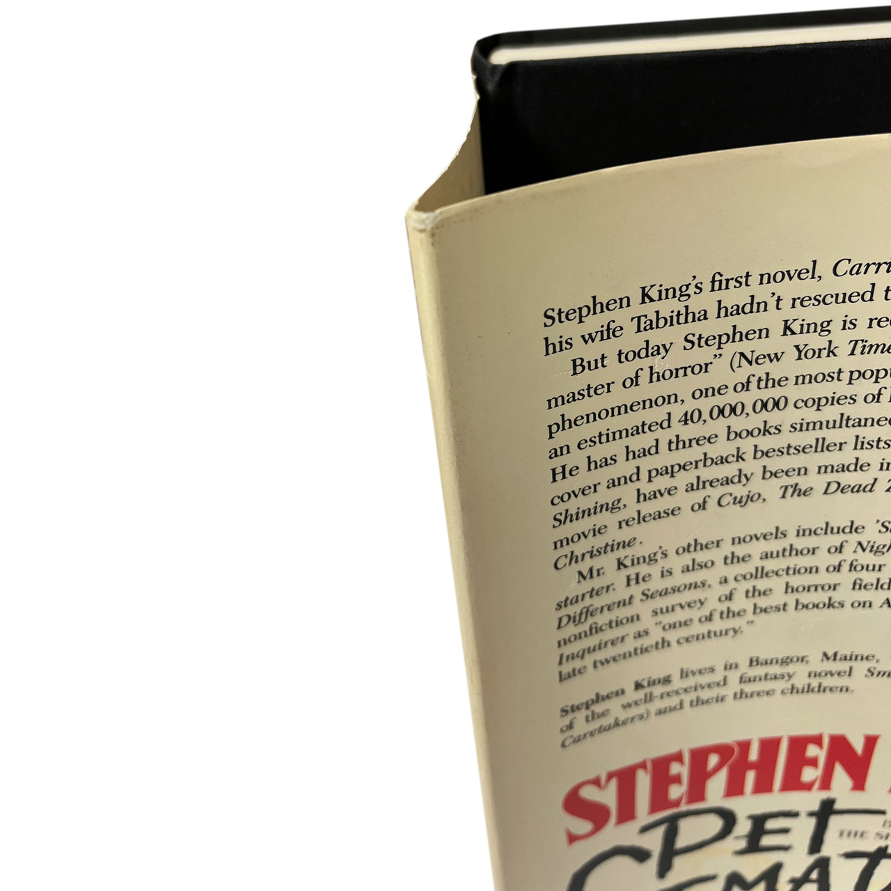 Doubleday 1983 - Stephen King "Pet Sematary" Slipcased First Edition/First Printing [F/NF+]