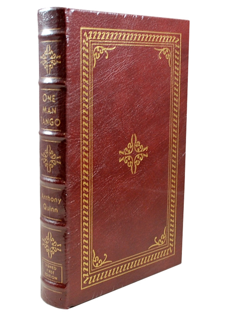 Easton Press, Anthony Quinn "One Man Tango" Signed First Edition w/COA [Sealed]