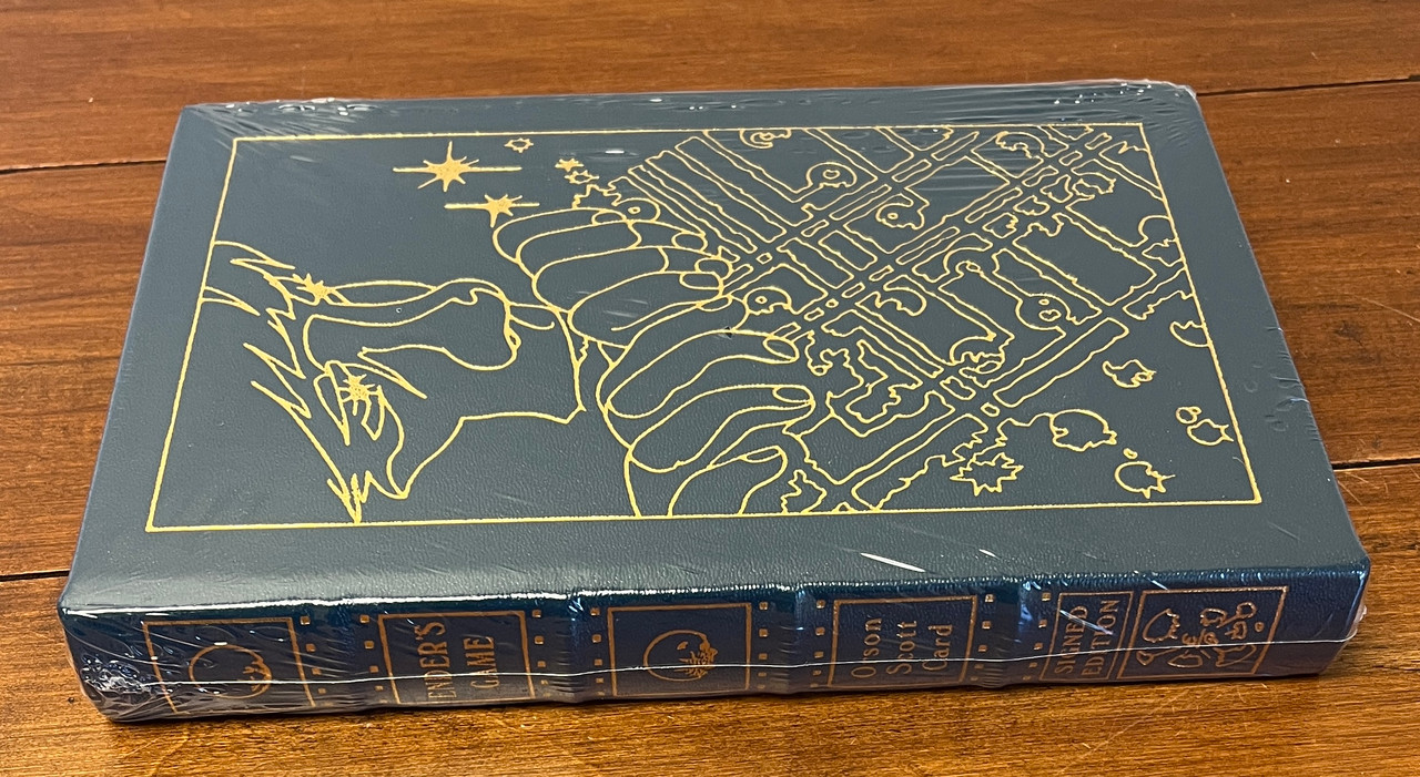 Easton Press, Orson Scott Card "Ender's Game" Signed Limited Edition w/COA, Leather Bound Collector's Edition [Very Fine, Sealed]