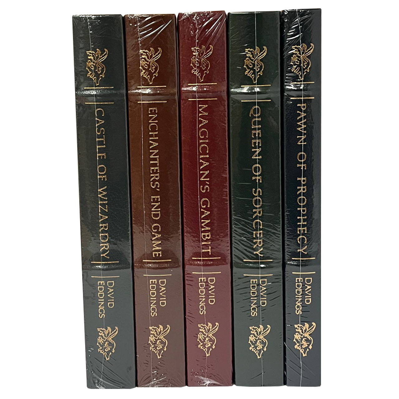 David Eddings "The Belgariad" Signed Limited Edition, 5 Volume Complete Matching Set w/COA, Custom Slipcase [Sealed]