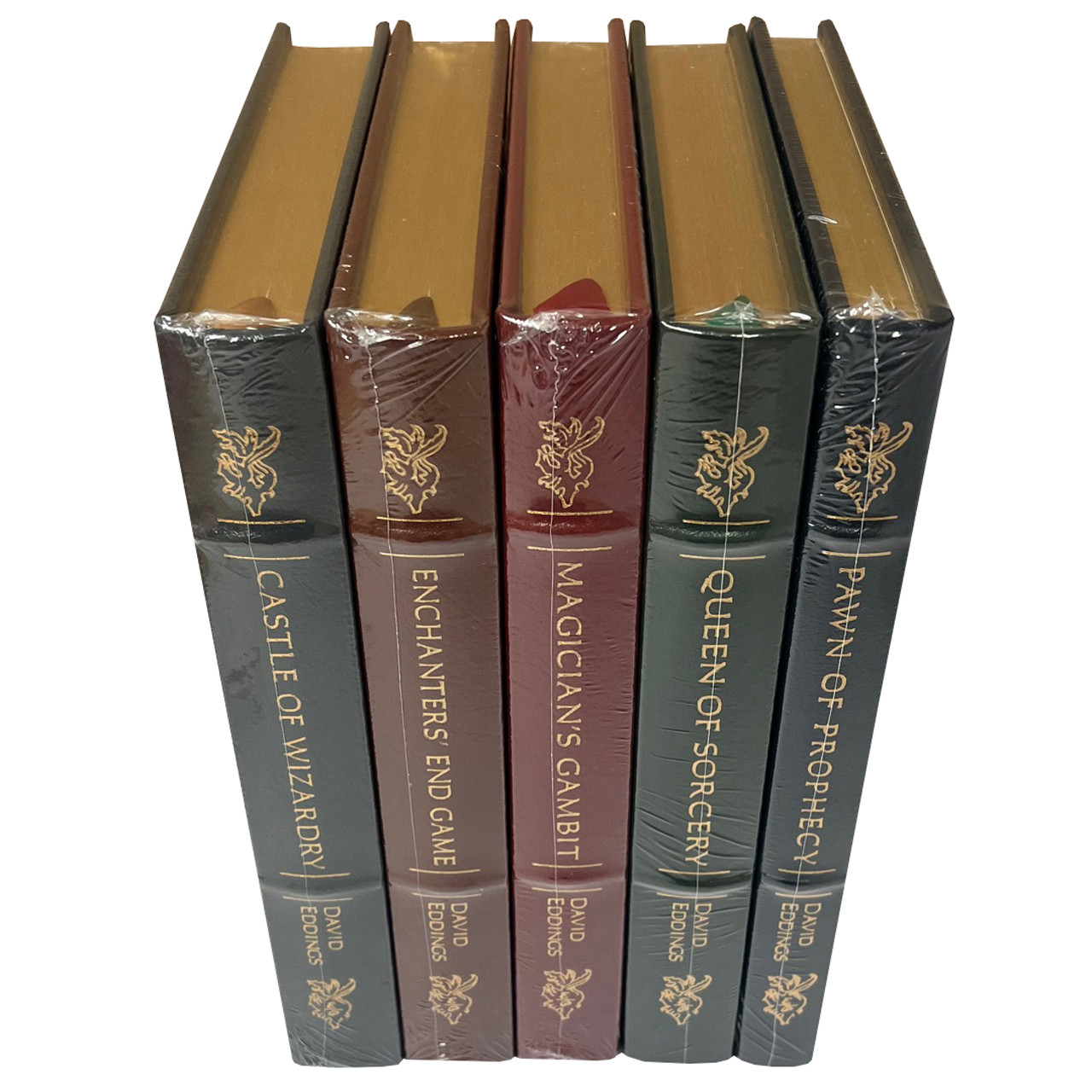 David Eddings "The Belgariad" Signed Limited Edition, 5 Volume Complete Matching Set w/COA, Custom Slipcase [Sealed]