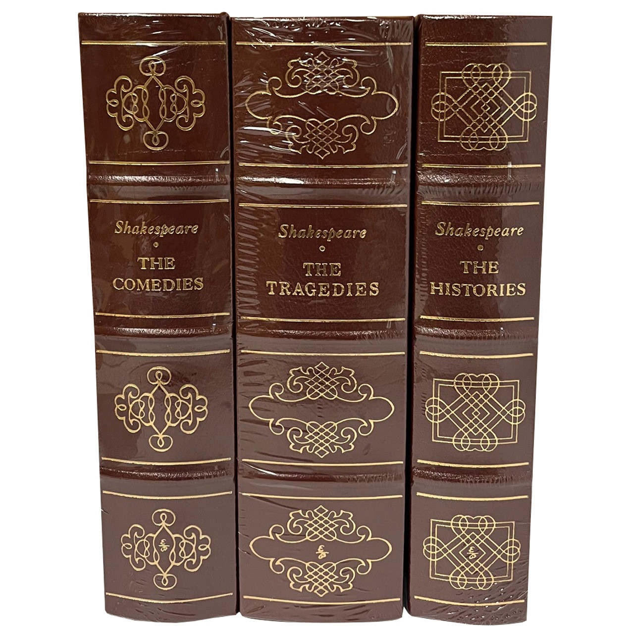 William Shakespeare "The Comedies", "The Histories", "The Tragedies" 3 Vol. Matching Limited Edition Leather-Bound Set [Sealed]