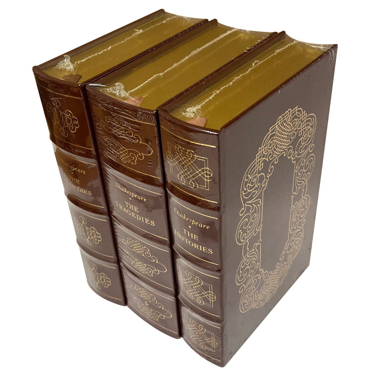 William Shakespeare "The Comedies", "The Histories", "The Tragedies" 3 Vol. Matching Limited Edition Leather-Bound Set [Sealed]