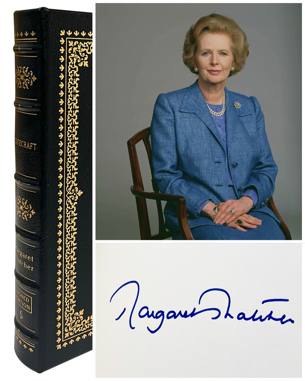 Lady Margaret Thatcher "Statecraft" Signed Limited Edition w/COA