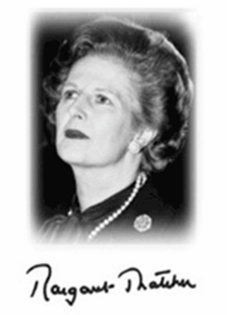 Thatcher Signed Autograph book Downing Street Years