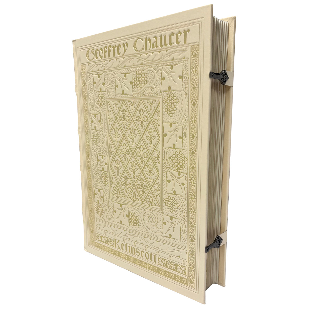 Geoffrey Chaucer "The Kelmscott Chaucer" Deluxe Leather Bound Limited Edition No. 304 of 1,896  w/COA [Very Fine]