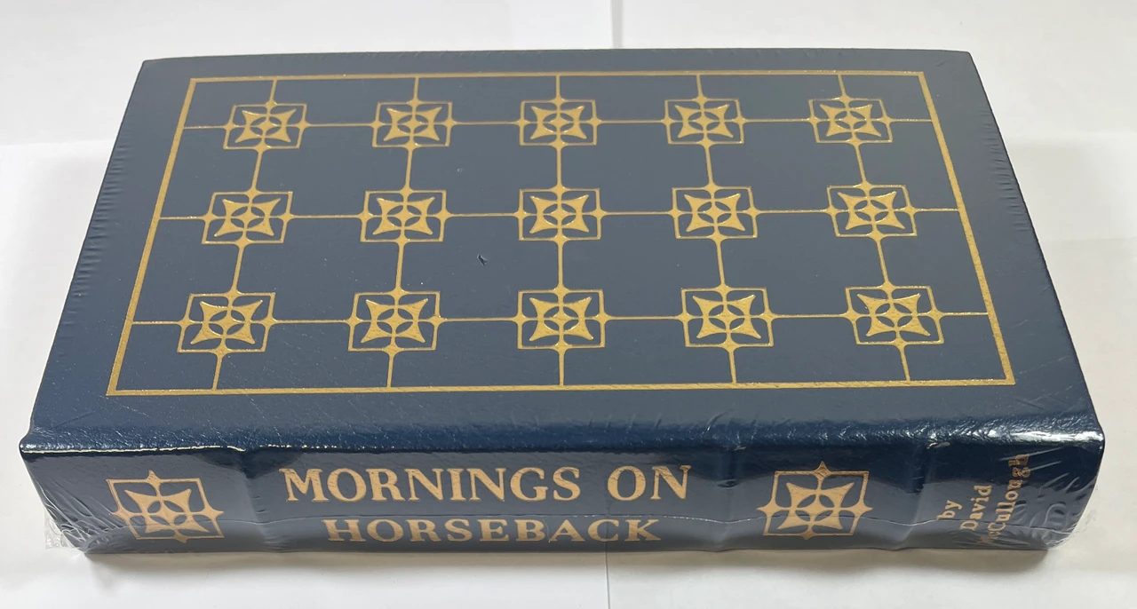 David McCullough "Mornings On Horseback" Leather Bound Collector's Edition [Sealed]