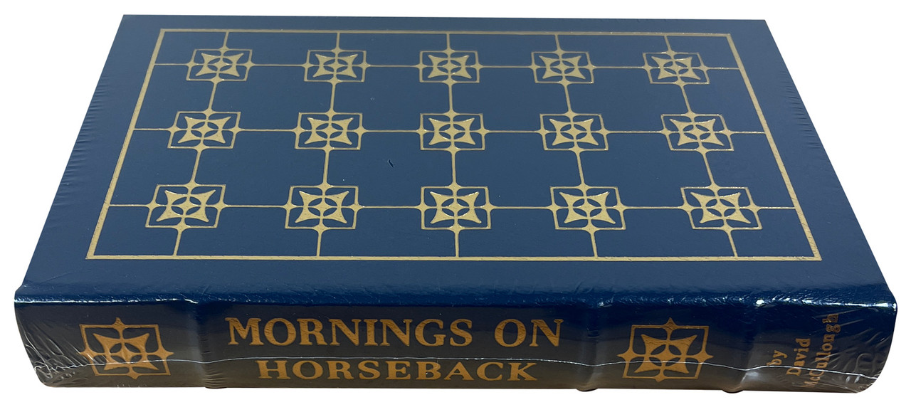 David McCullough "Mornings On Horseback" Leather Bound Collector's Edition [Sealed]
