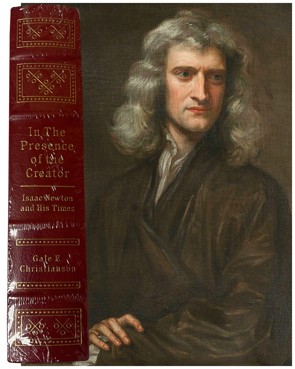 Gale E. Christianson "In the Presence of the Creator: Isaac Newton and His Times" Leather Bound Collector's Limited Edition [Sealed]