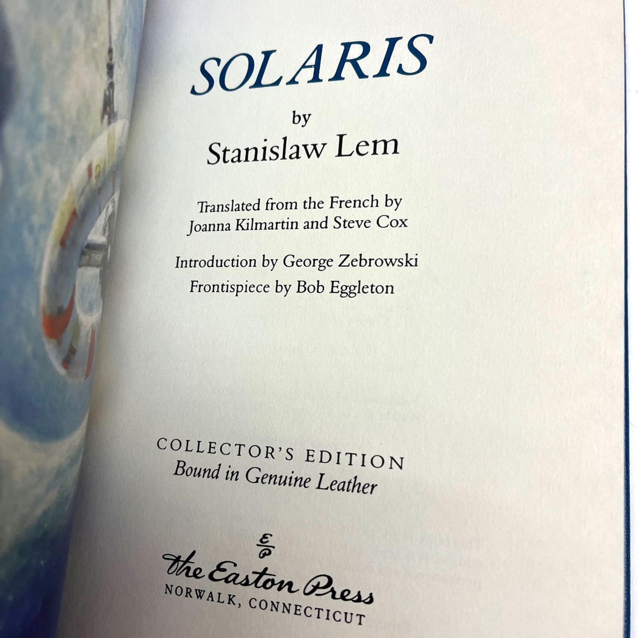 Stanislaw Lem "Solaris" Leather Bound Limited Edition w/Notes [Very Fine]