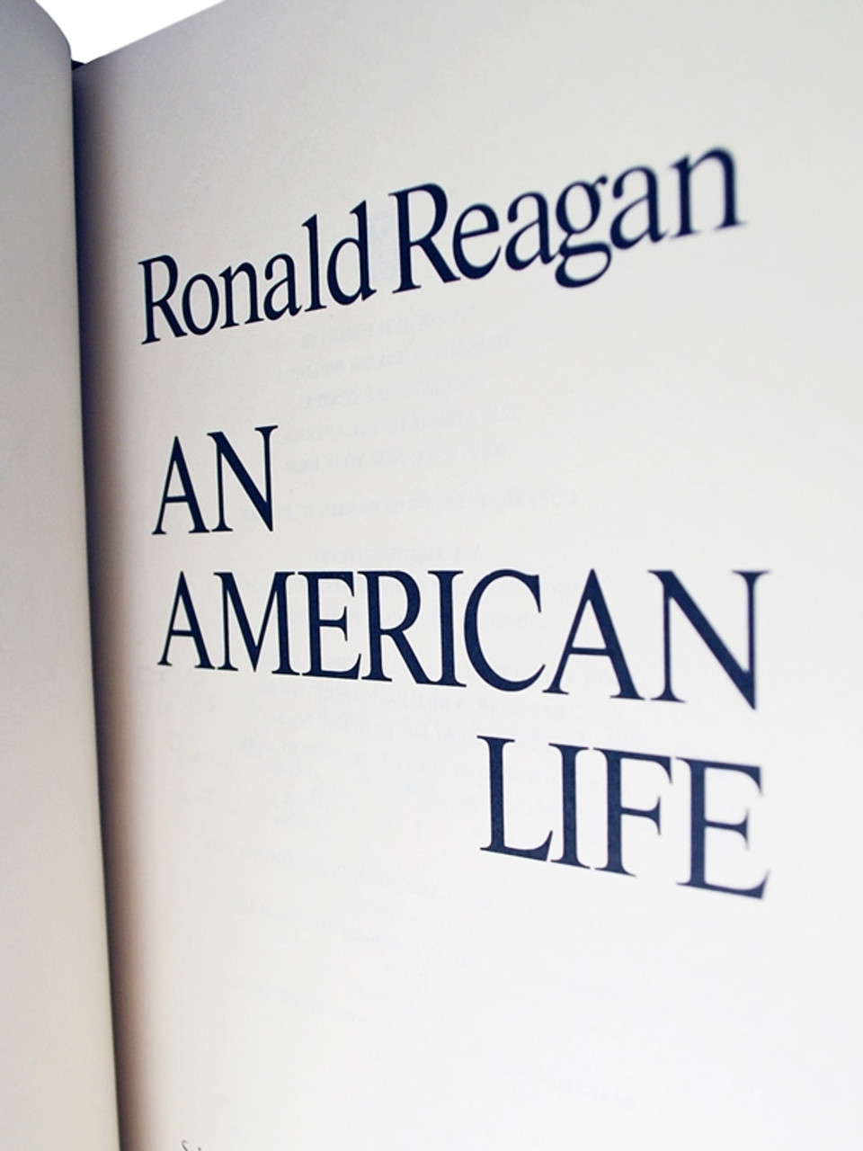 Ronald Reagan "An American Life" Signed Limited First Edition (Very Fine)