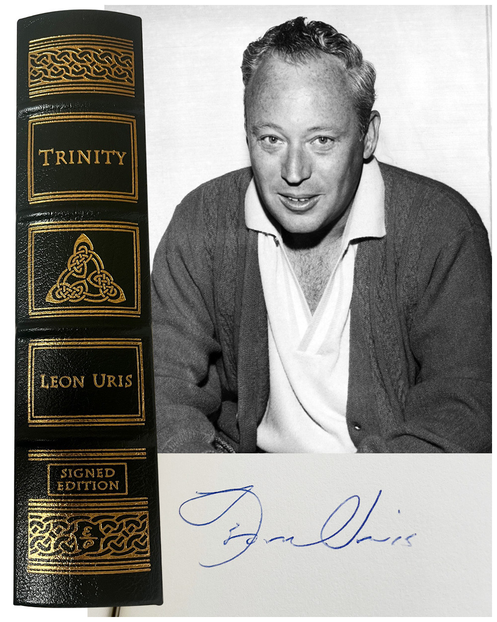 Leon Uris "Trinity" Signed Limited Edition w/COA and Collector's Notes [Very Fine]