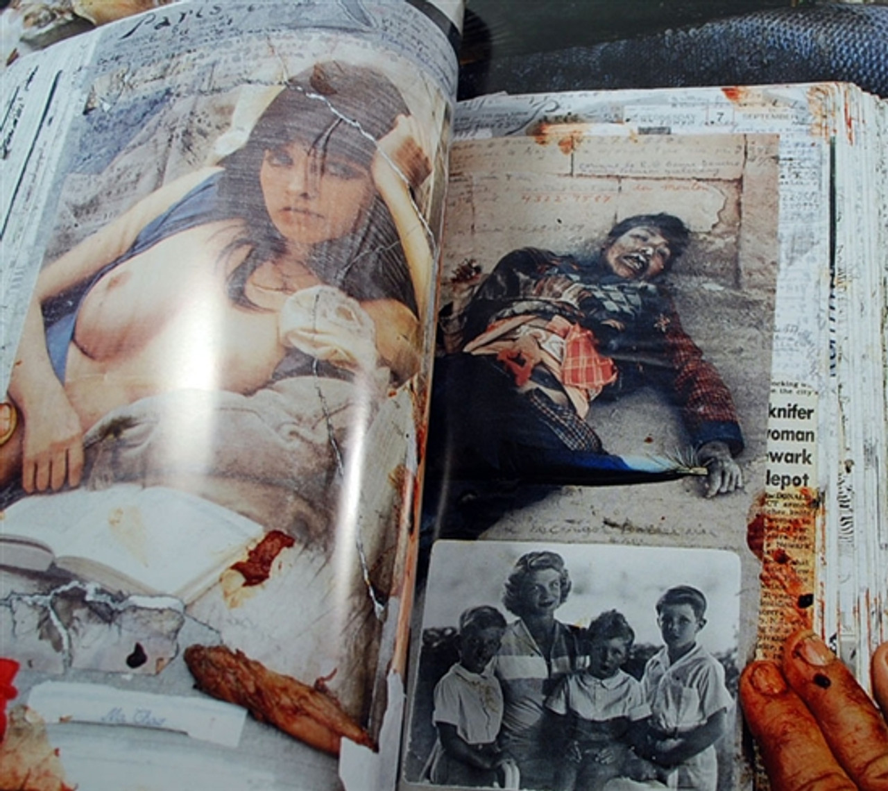 Peter Beard "DIARY" Exhibition Catalog, Libro Port First Edition Jananese 1993 Illustrated Edition