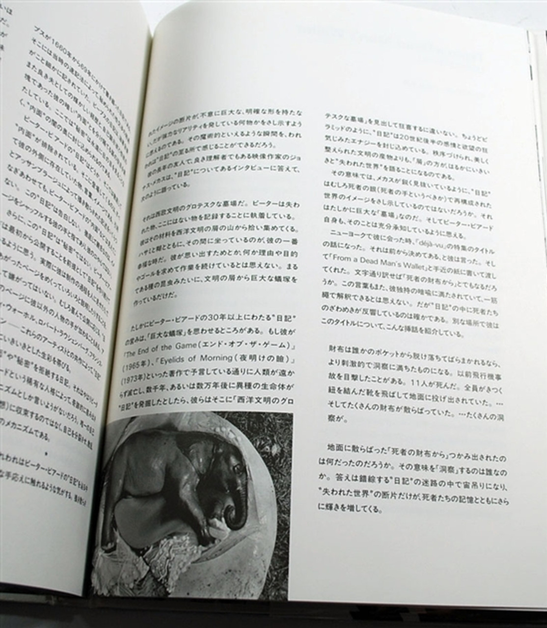 Peter Beard "DIARY" Exhibition Catalog, Libro Port First Edition Jananese 1993 Illustrated Edition