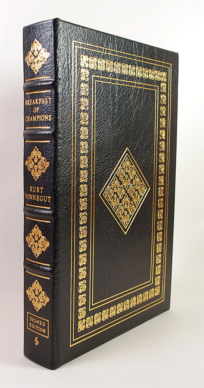 Easton Press, Kurt Vonnegut "Breakfast of Champions" Signed Limited Edition, Very Fine w/COA and Collector's Notes