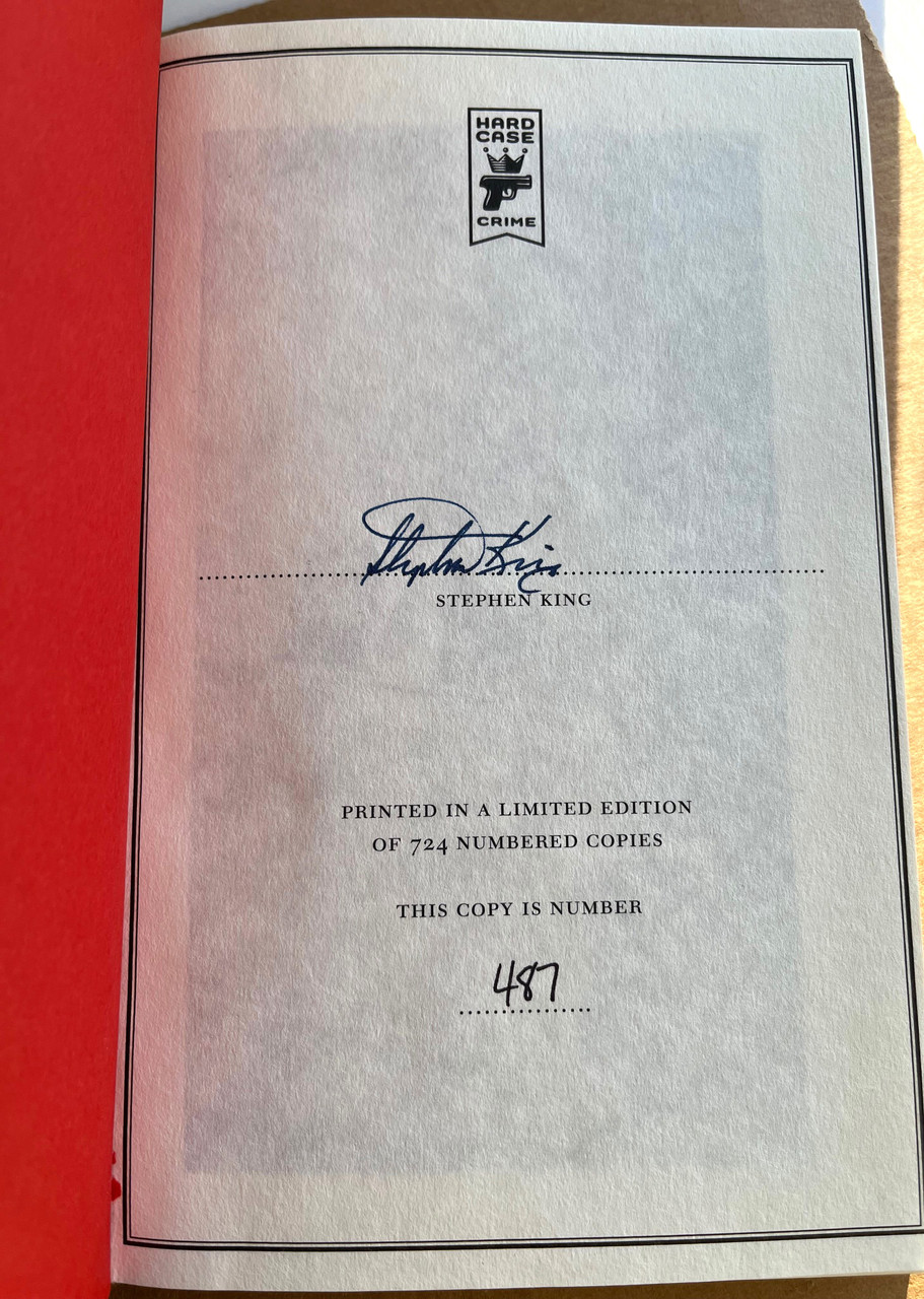 Stephen King "Joyland" Signed Limited First Edition No. 487 of 724 w/Matching Number DOLSO Wooden Case Stephen King "Joyland" Signed Limited First Edition No. 487 of 724 w/Matching Number DOLSO Wooden Case