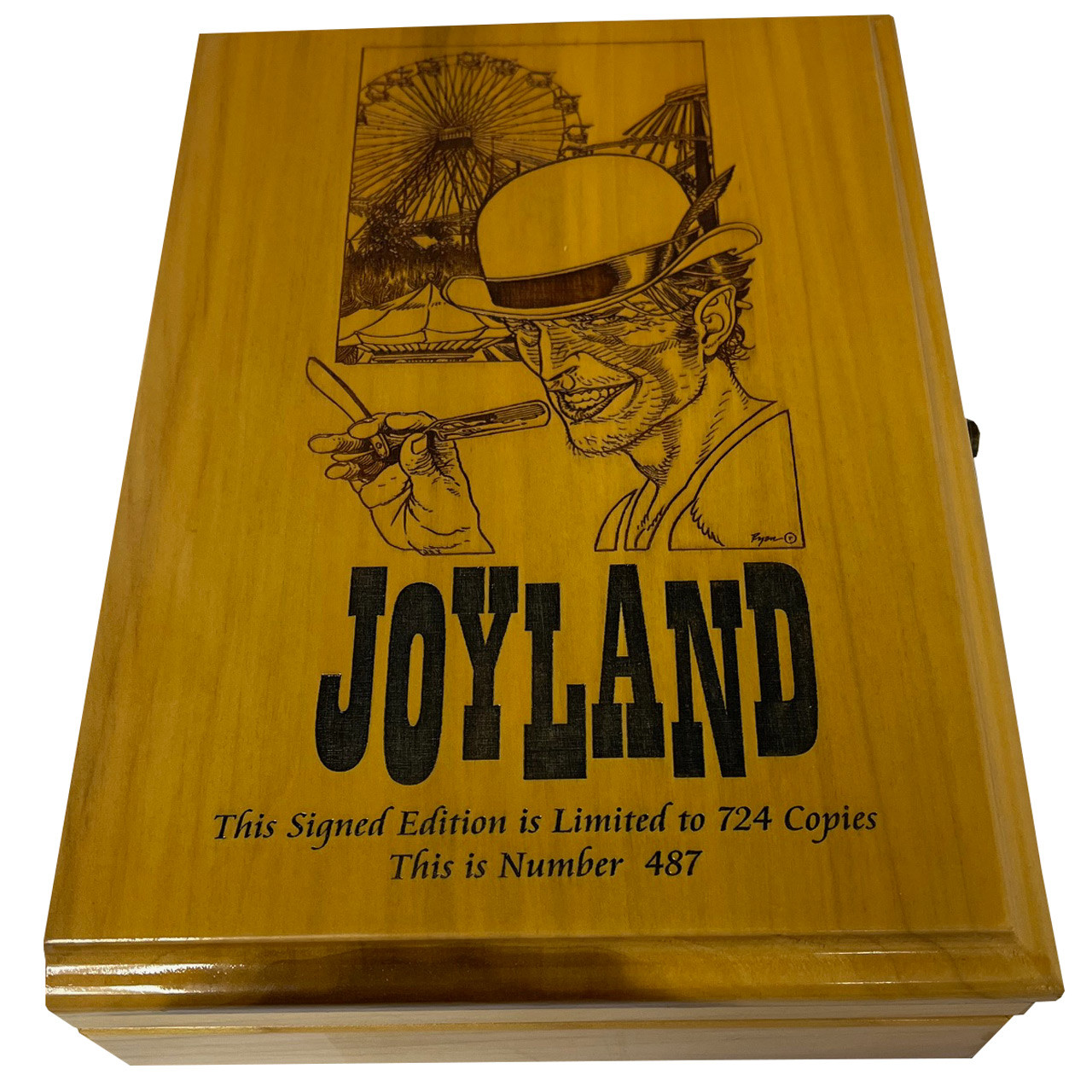 Stephen King "Joyland" Signed Limited First Edition No. 487 of 724 w/Matching Number DOLSO Wooden Case Stephen King "Joyland" Signed Limited First Edition No. 487 of 724 w/Matching Number DOLSO Wooden Case