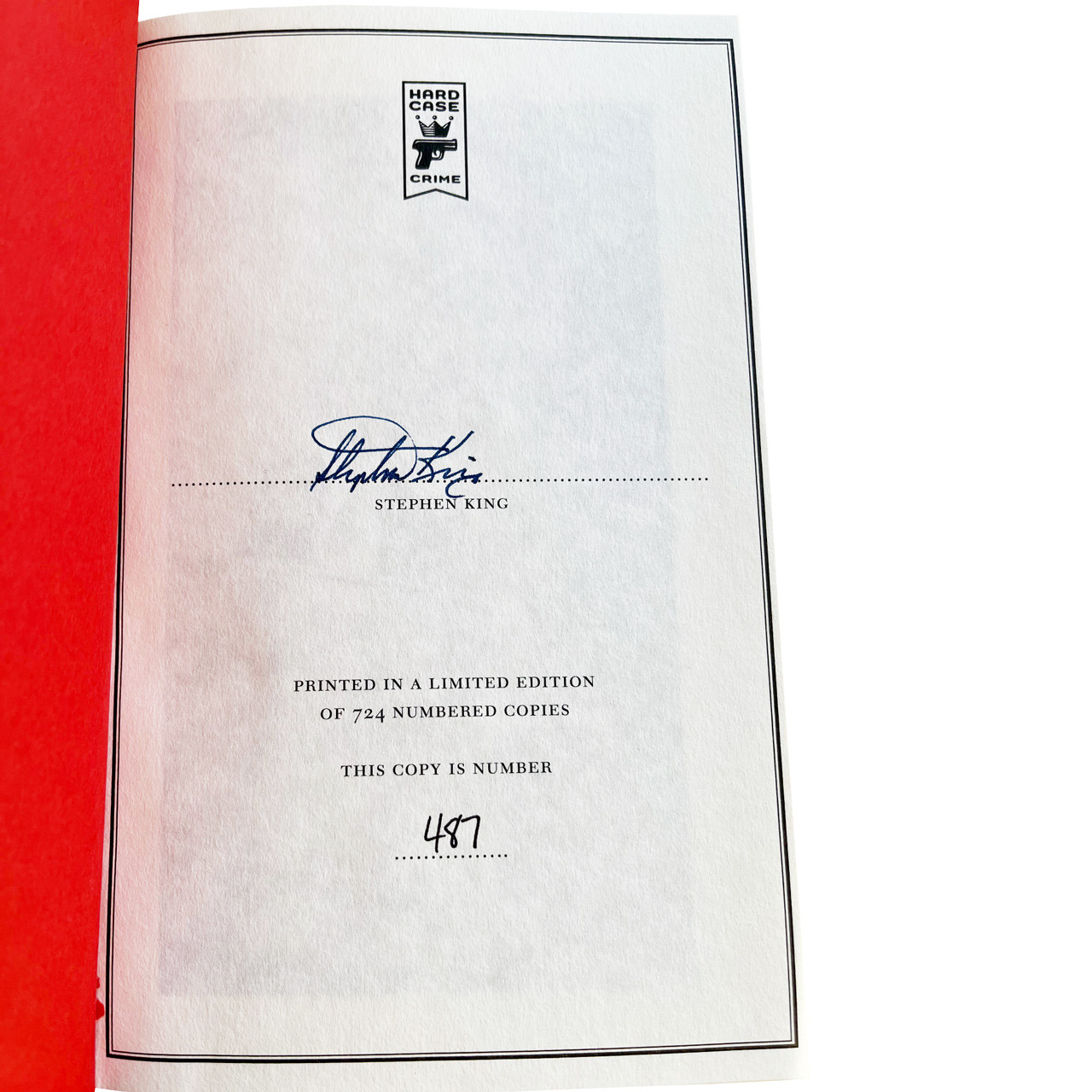 Stephen King "Joyland" Signed Limited First Edition No. 487 of 724 w/Matching Number DOLSO Wooden Case Stephen King "Joyland" Signed Limited First Edition No. 487 of 724 w/Matching Number DOLSO Wooden Case
