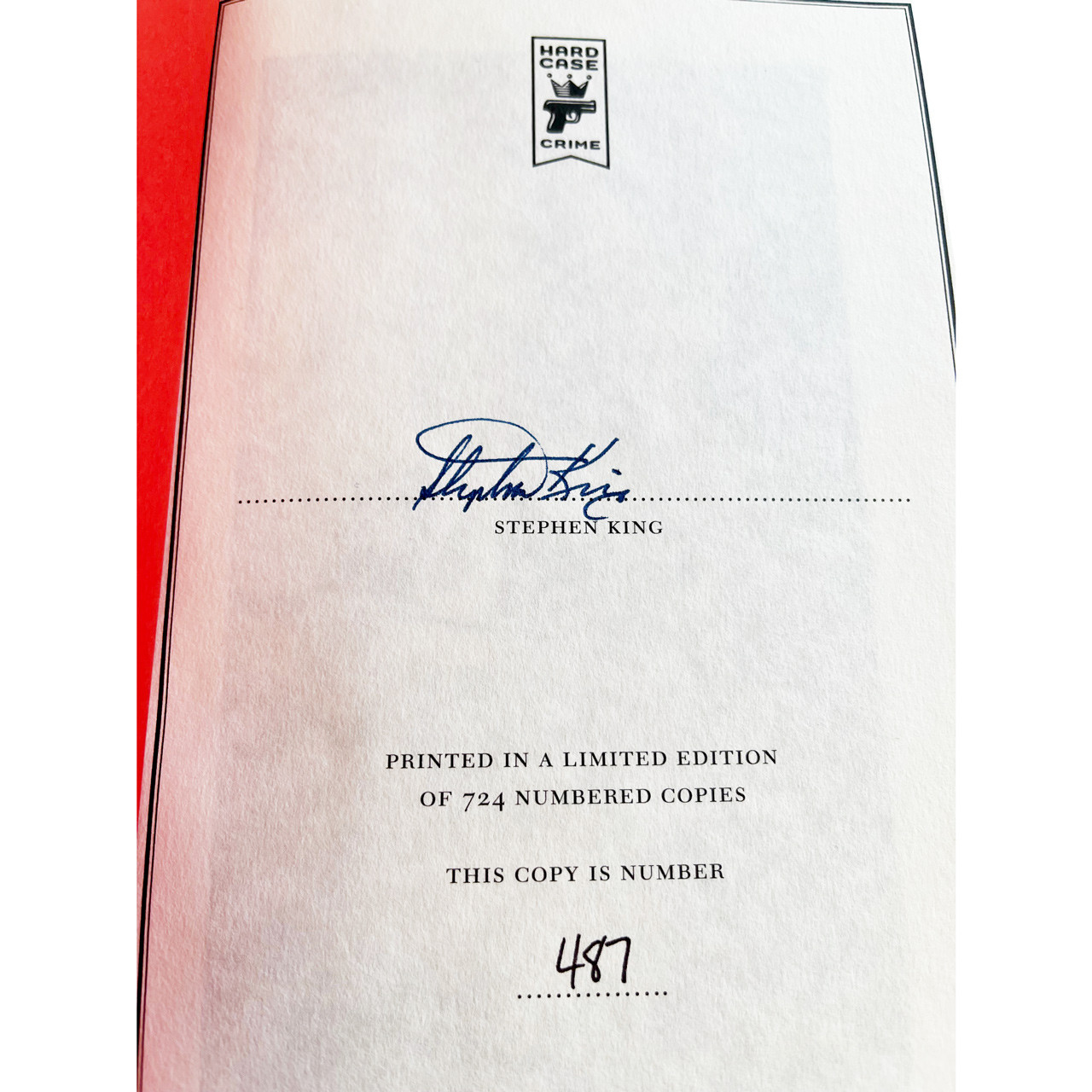 Stephen King "Joyland" Signed Limited First Edition No. 487 of 724 w/Matching Number DOLSO Wooden Case Stephen King "Joyland" Signed Limited First Edition No. 487 of 724 w/Matching Number DOLSO Wooden Case