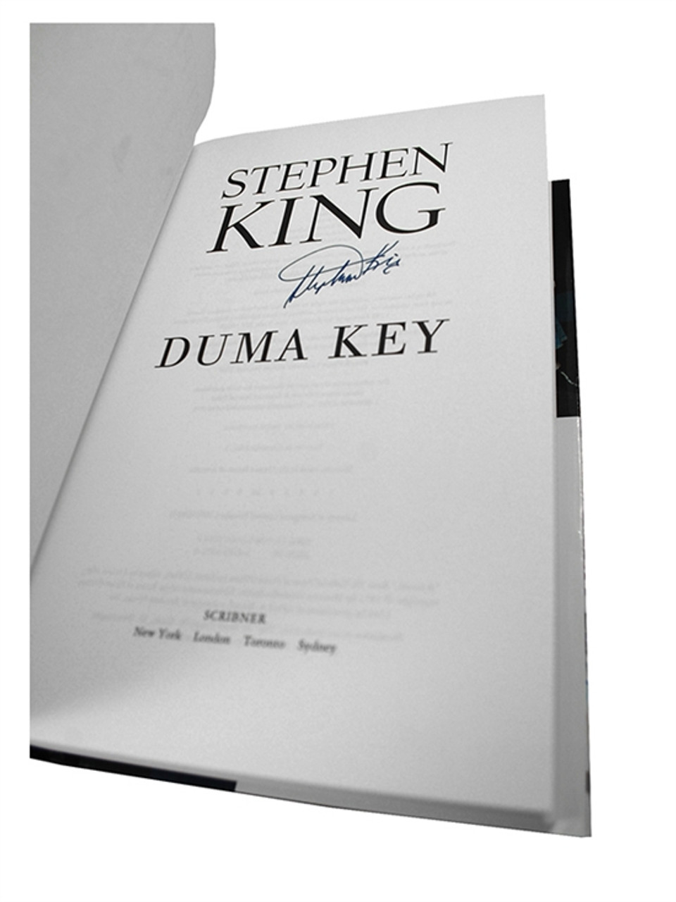 Stephen King "Duma Key" Signed First Edition dj/HC, Near Fine/Fine