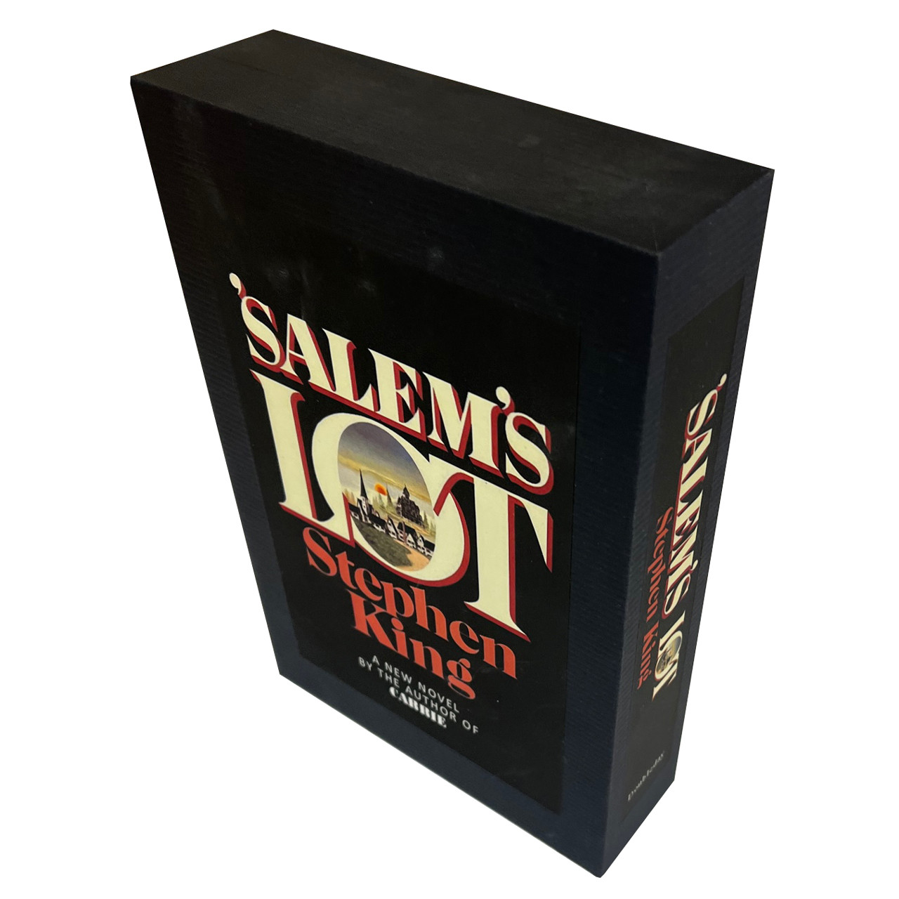 Stephen King "Salem's Lot" Slipcased First Edition, Second State DJ "Father Cody" Q37 Code [NF/Good]