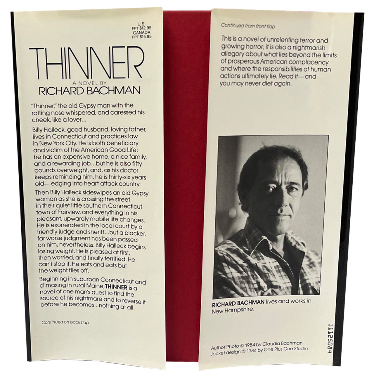 Stephen King (writing as Richard Bachman) "Thinner" Slipcased First Edition, First Printing [Fine/Fine]