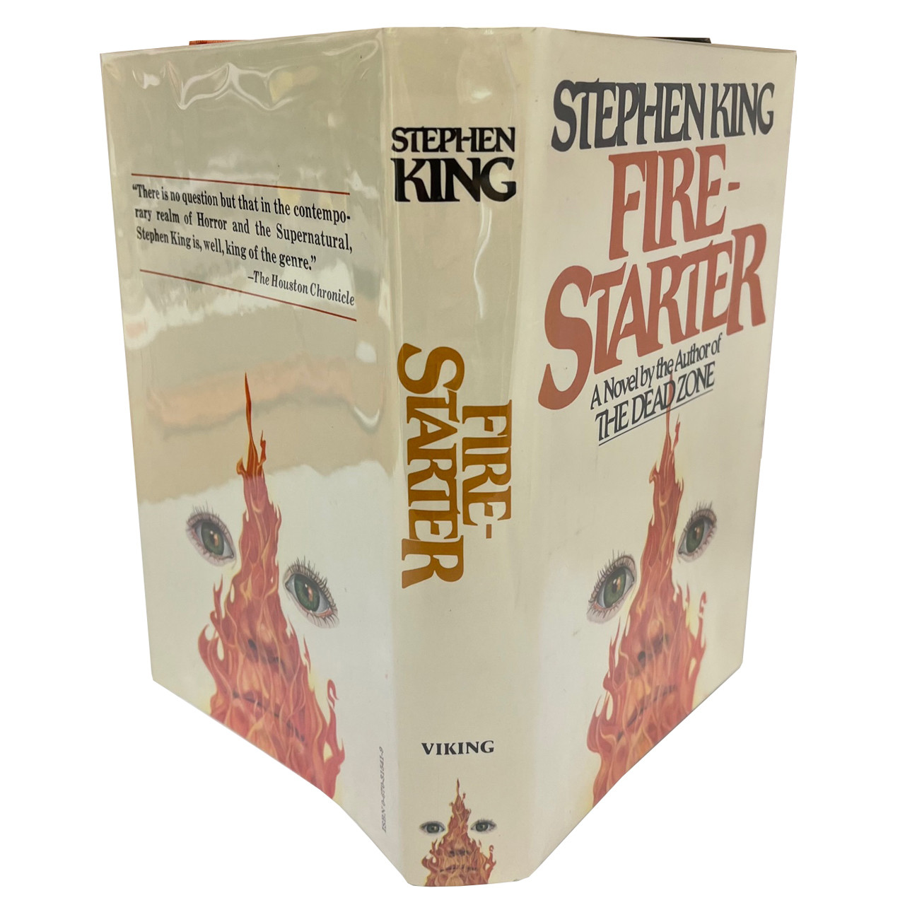 Viking Press 1980 - Stephen King "Firestarter" Signed First Edition, First Printing Slipcased, Date Of Publication [F/NF]