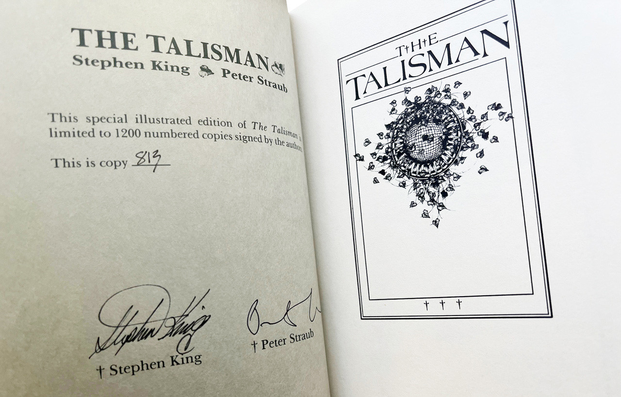 Stephen King, Peter Straub "The Talisman" Slipcased Signed Limited First Edition, No. 813 of 1,200