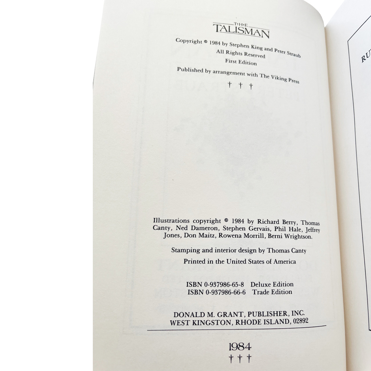 Stephen King, Peter Straub "The Talisman" Slipcased Signed Limited First Edition, No. 813 of 1,200