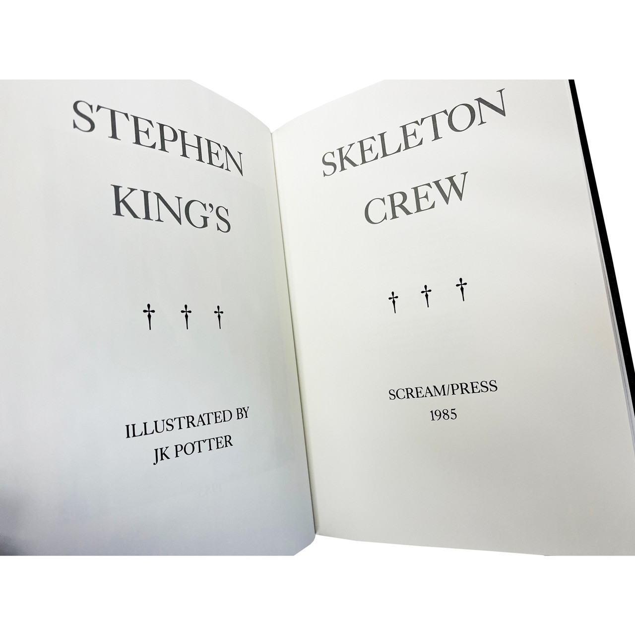 Stephen King "Skeleton Crew" Slipcased Signed Deluxe Limited First Edition No. 308 of 1,000 w/Color Poster [Very Fine]