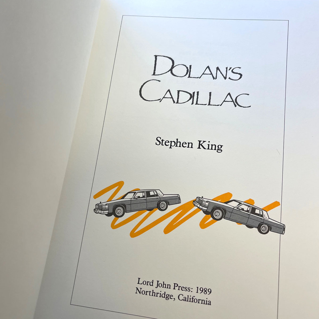 Stephen King "Dolan's Cadillac" Signed Limited First Edition, No. 73 of only 1,000 w/Custom Tray-case [Very Fine]