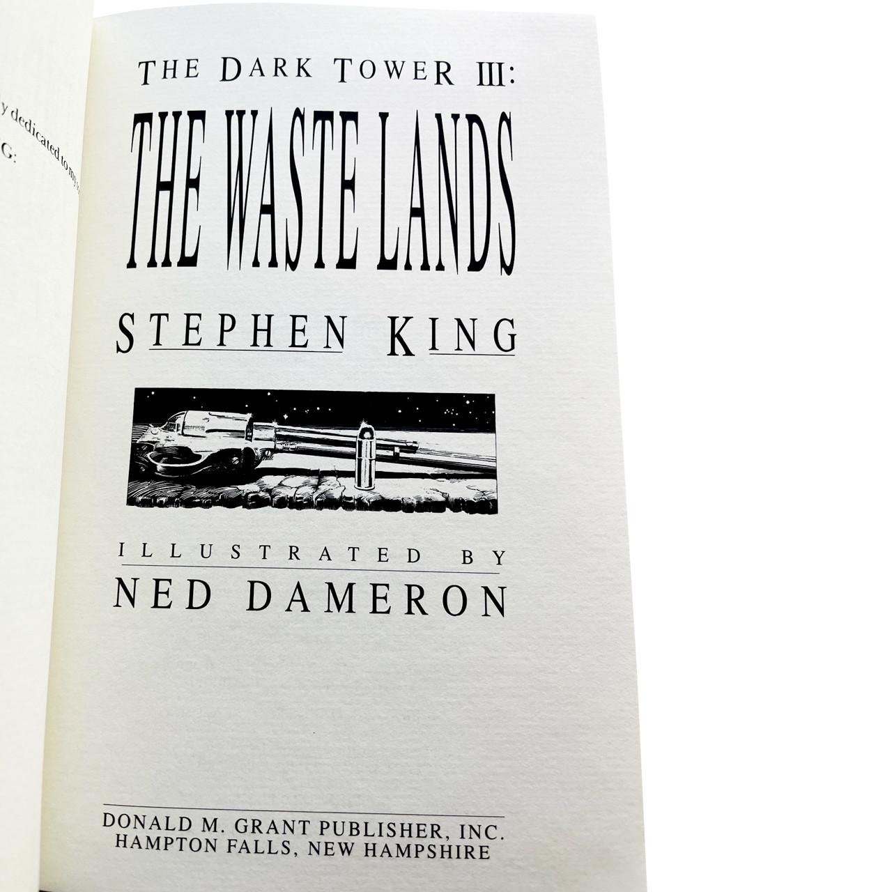 Stephen King "The Dark Tower III: The Wastelands " Slipcased Signed First Edition, First Printing w/COA