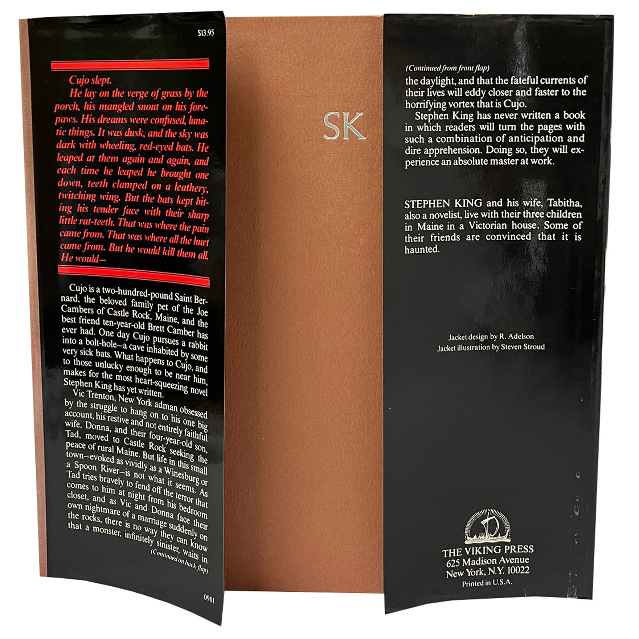 Stephen King "Cujo" Slipcased Signed First Edition, First Printing [F/NF]