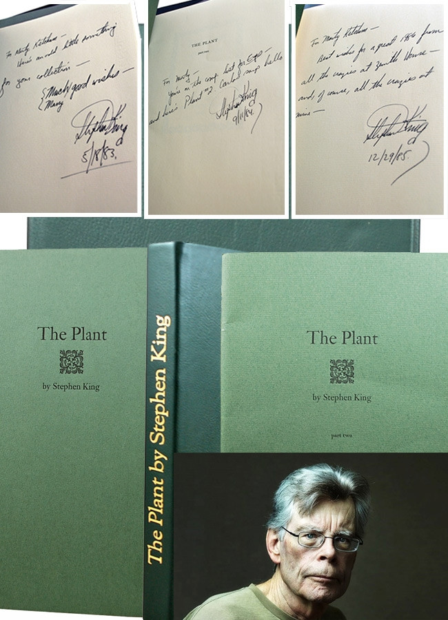 Stephen King "The Plant" Signed Limited Edition (Fine 3