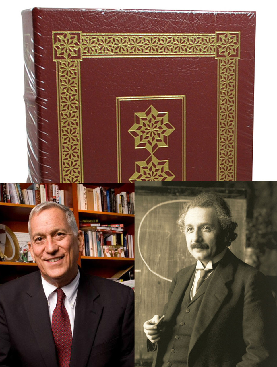 Walter Isaacson "Einstein: His Life and Universe" Signed Limited Edition, Leather Bound Collector's Edition w/COA [Sealed]