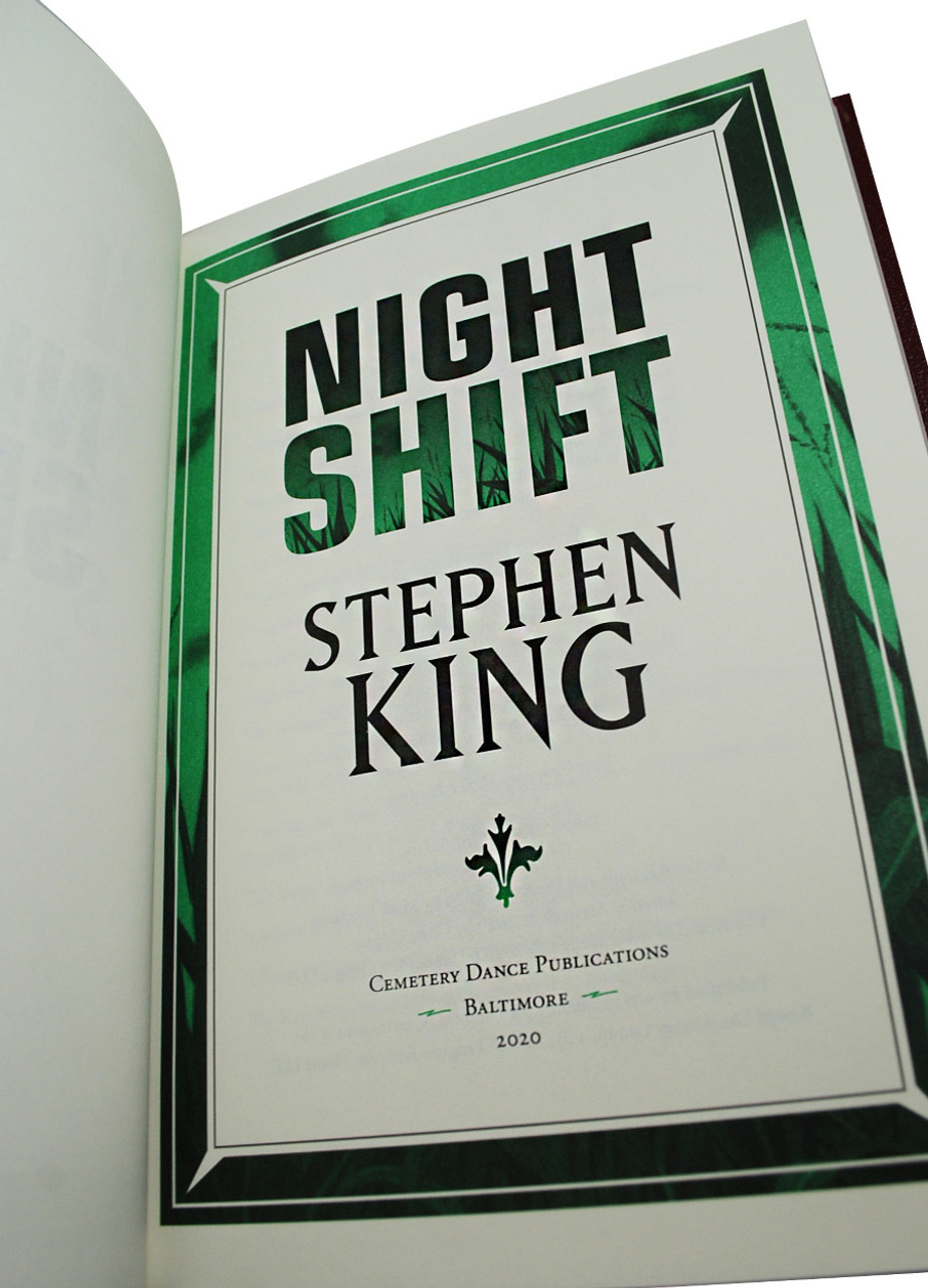 Stephen King "Night Shift” The Deluxe Special Limited Slipcased Gift Edition of 3,000 [Sealed]
