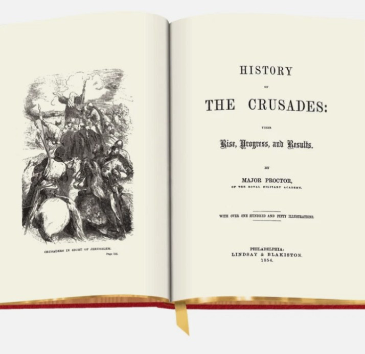 Major Proctor "History Of The Crusades" Slipcased Deluxe Limited Edition, Leather Bound Collector's Edition of 600 [Sealed]
